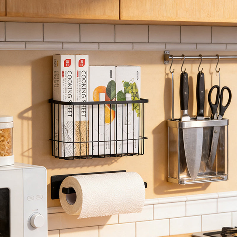 Magnetic Fridge Storage Rack with Strong Full-Back Magnet