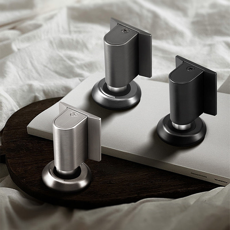 No-Drill Dual Magnetic Door Stop – Strong Hold & Auto Rebound