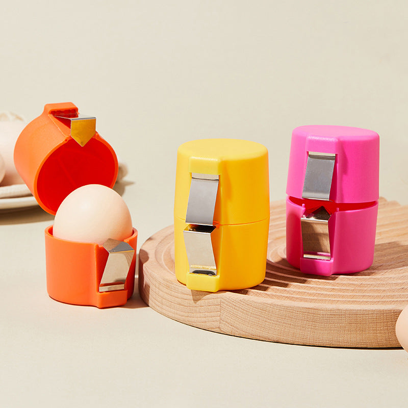 Creative Egg-Shaped Kitchen Egg Cracker Tool