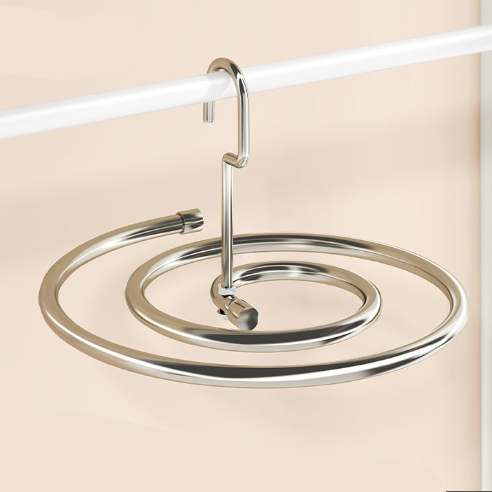 Foldable Stainless Steel Quilt Hanger for Blankets, Towels & Bedding