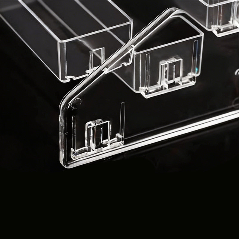 Large Capacity Acrylic Tiered Eyeglass Storage Rack
