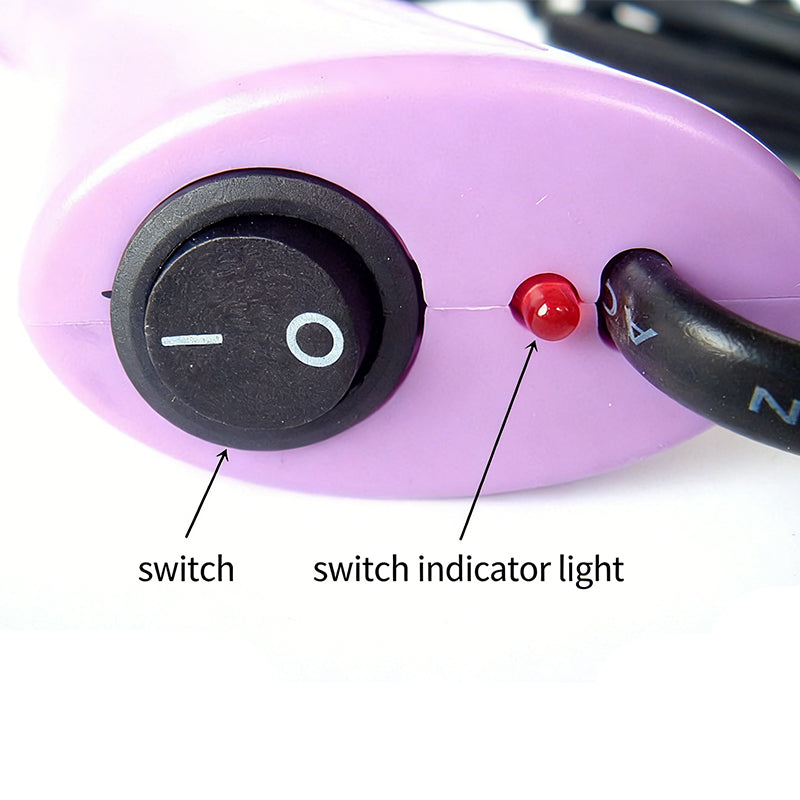 Portable DIY Rhinestone Applicator with Interchangeable Tips