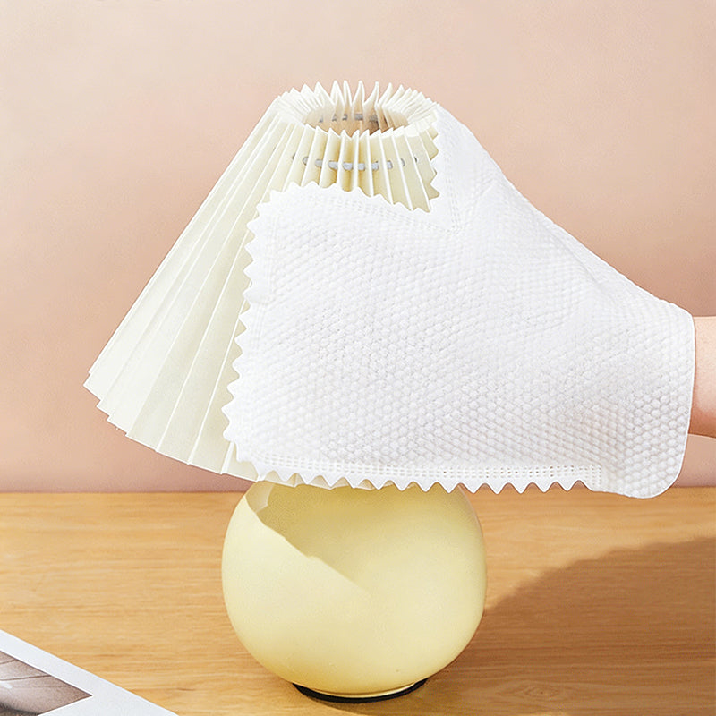 Disposable Cleaning Glove Cloth – Wet & Dry Dual-Use Dusting Wipes