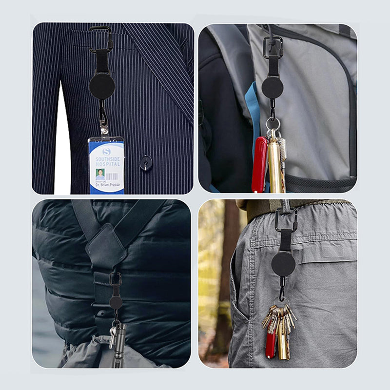 Portable Retractable Phone Lanyard with Anti-Theft Design