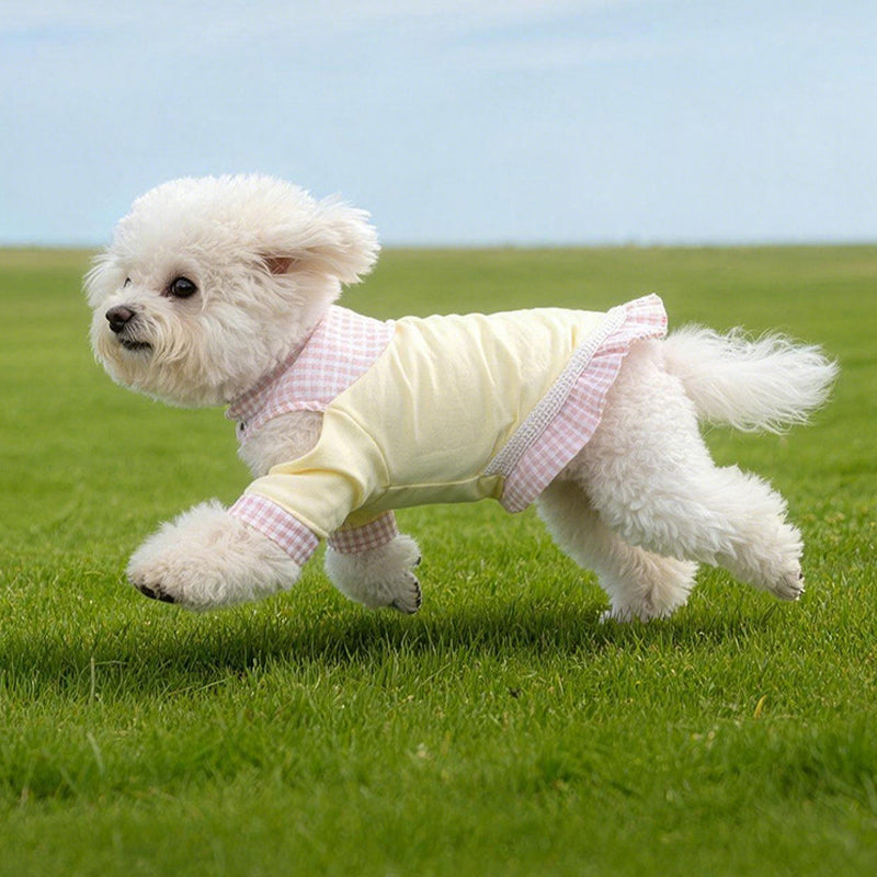 Cooling & UV Protection Pet Shirt with Heat-Responsive Indicator