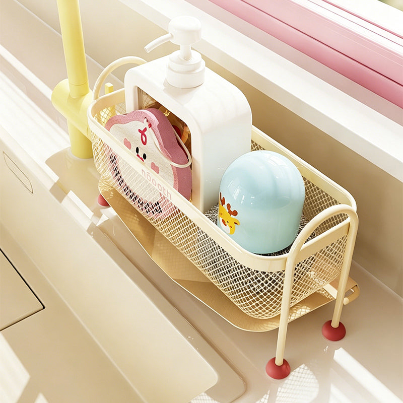 Anti-Slip 45° Sloped Drain Sink Organizer