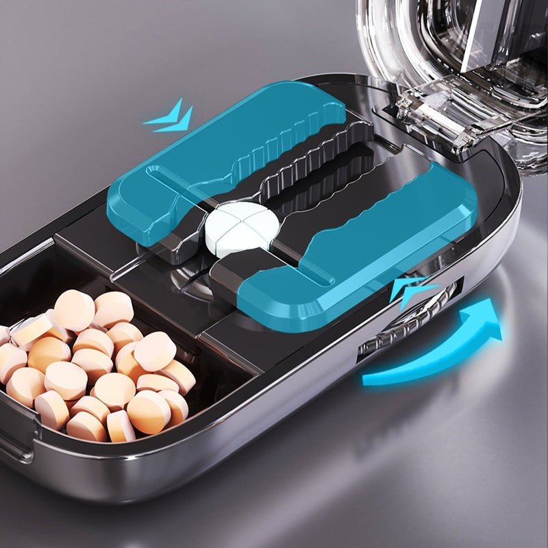 Portable Pill Cutter & Organizer