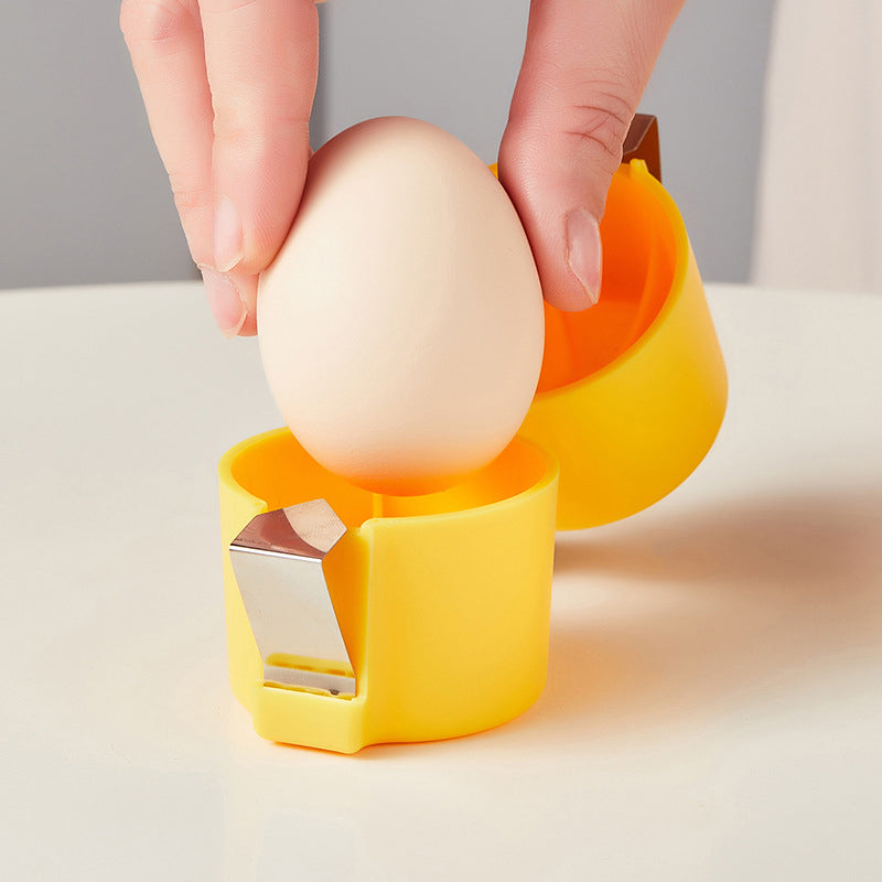 Creative Egg-Shaped Kitchen Egg Cracker Tool