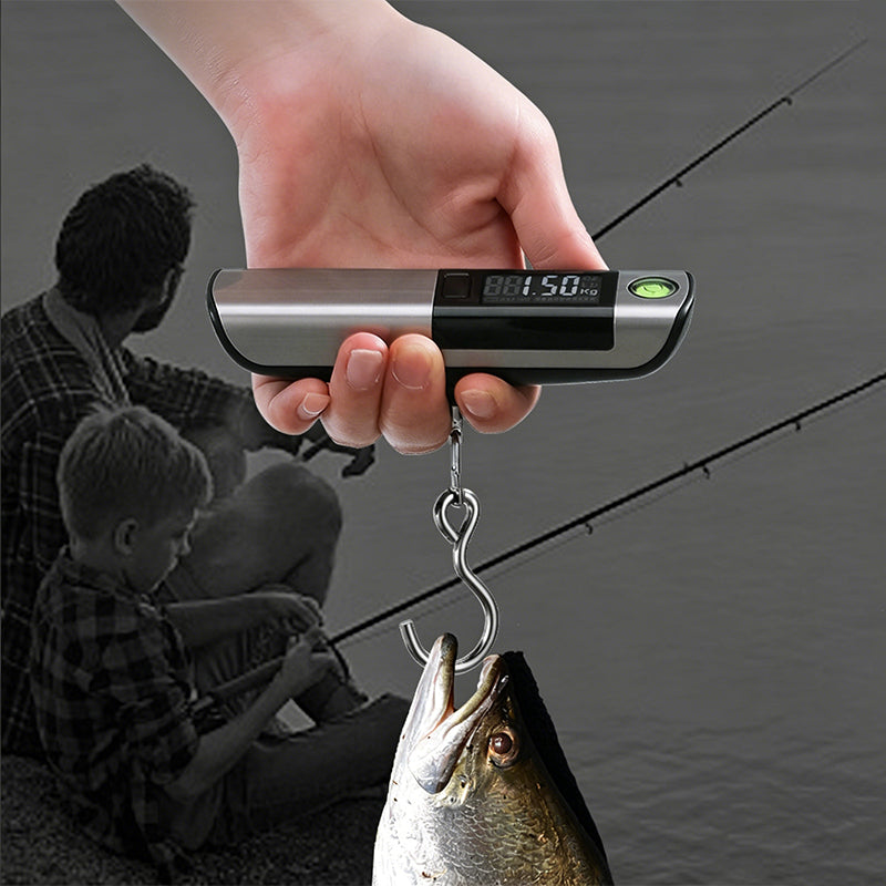 Portable Digital Luggage Scale with Measuring Tape