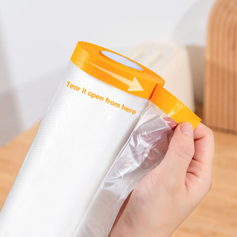 Thick Moisture-Proof Furniture Dust Film – Residue-Free Tape