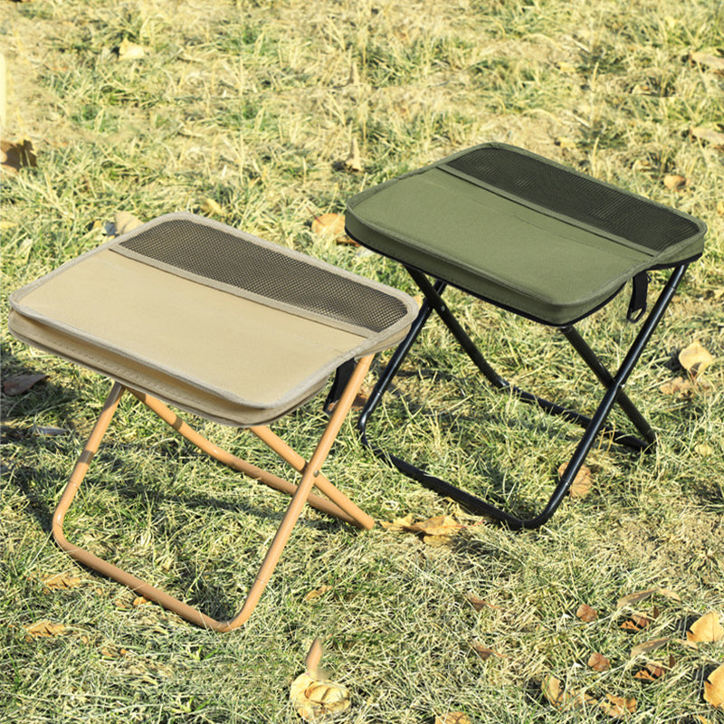 Portable Folding Stool with Backpack Design