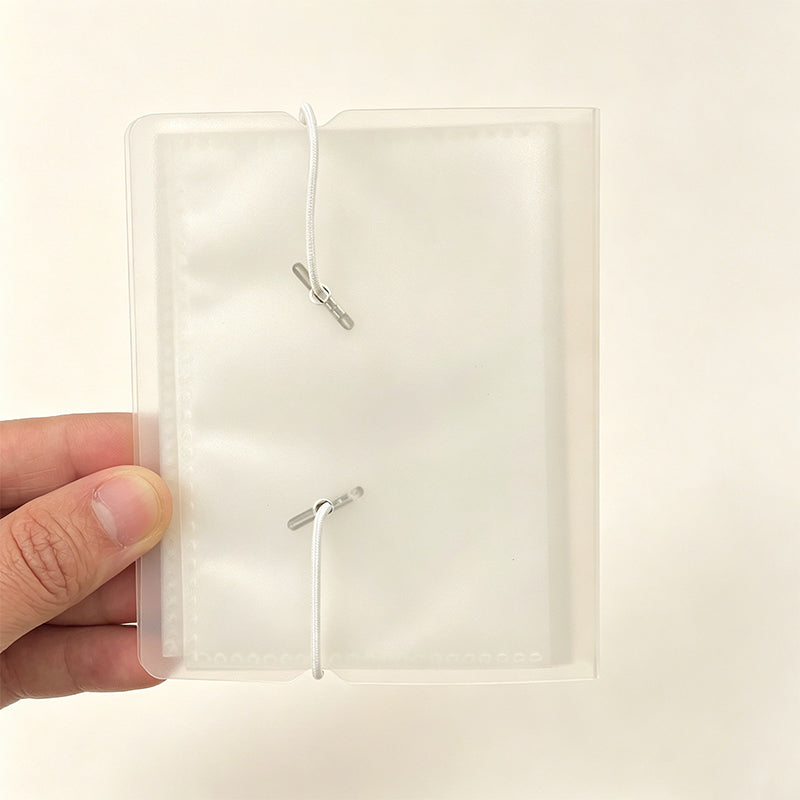 Frosted Transparent Eyelash Tape Storage Book
