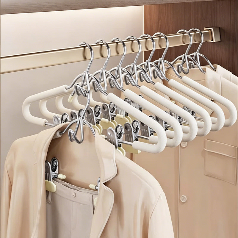 Premium All-in-One Outfit Hanger with Adjustable Clips