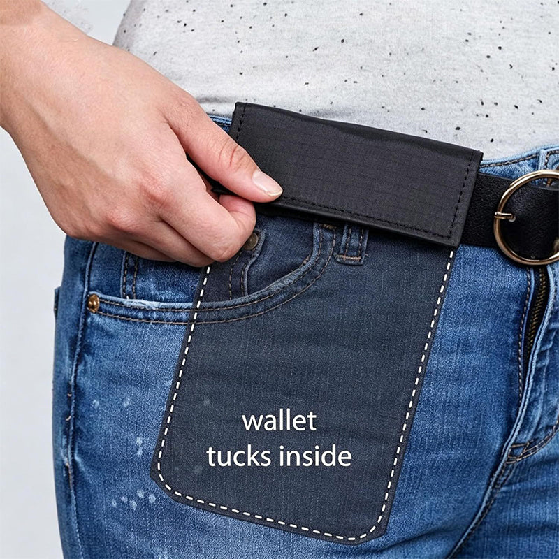 Invisible Anti-Theft Waist Wallet – Slim & Secure Storage