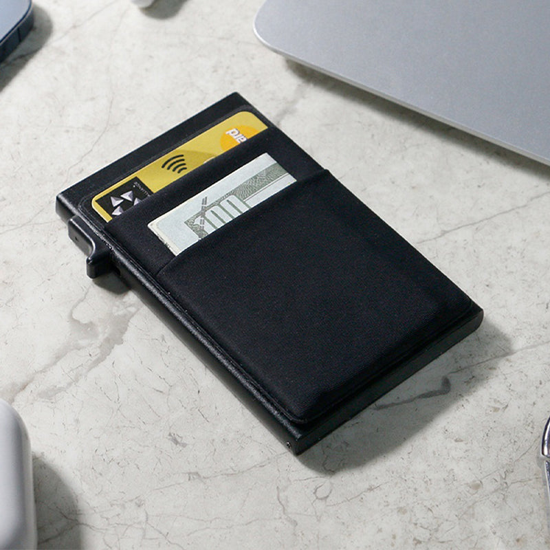 RFID Blocking Pop Up Card Holder Wallet
