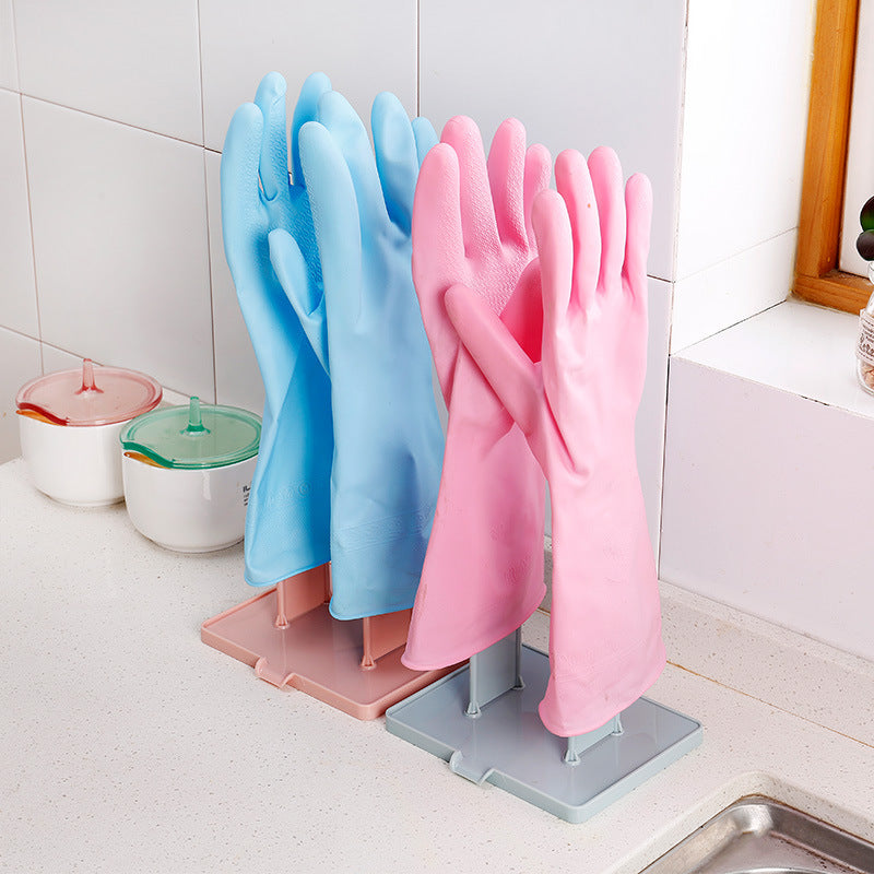 Multifunctional Detachable Glove Draining Rack with Suction Cup