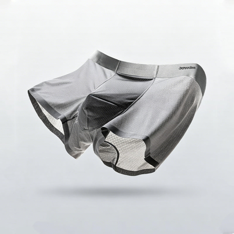 Men’s Breathable Stretch Ice Silk Boxer Briefs