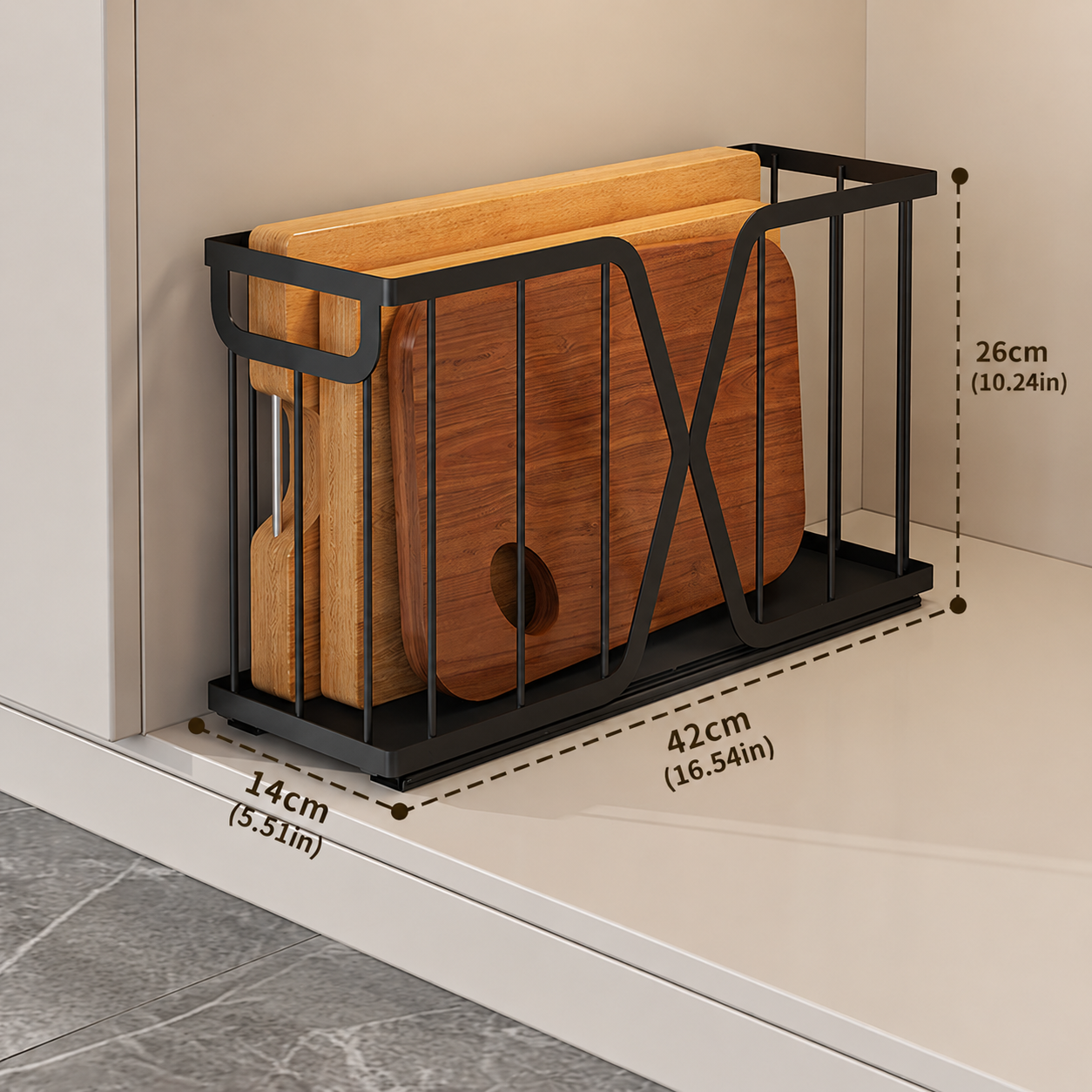 Pull-Out Kitchen Cabinet Organizer