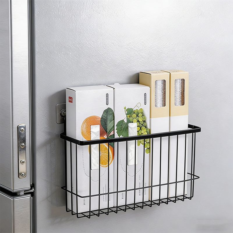 Magnetic Fridge Storage Rack with Strong Full-Back Magnet