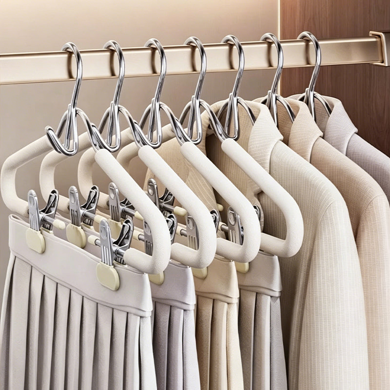 Premium All-in-One Outfit Hanger with Adjustable Clips