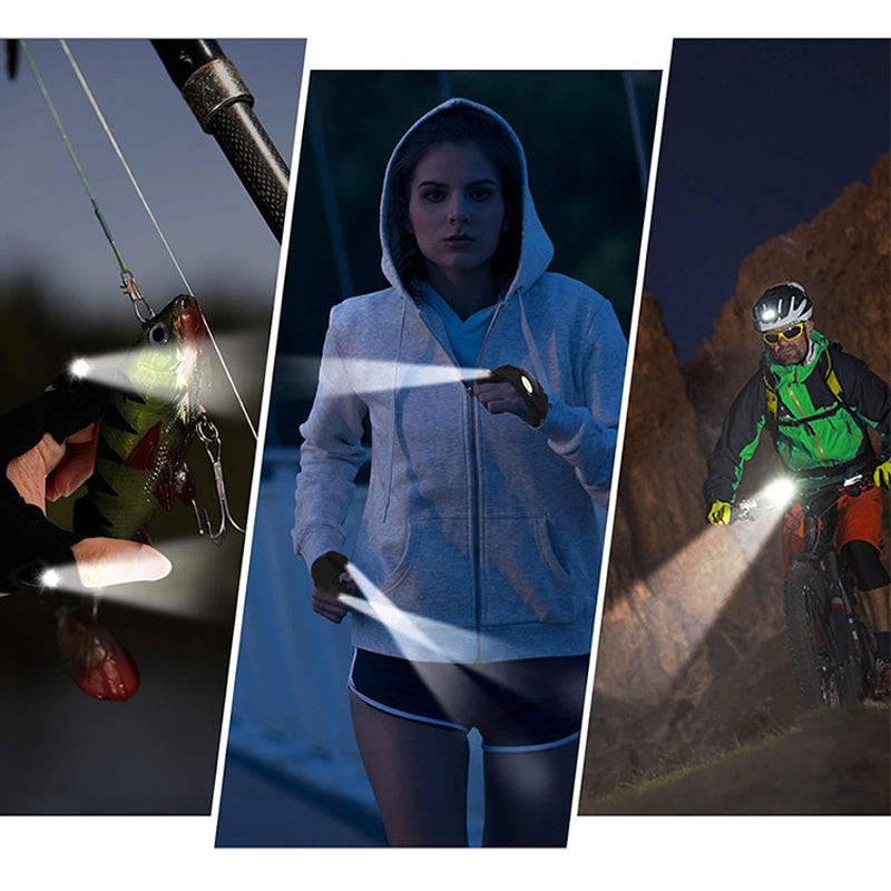 Waterproof LED Work Gloves – Long Battery, Fits All Hands