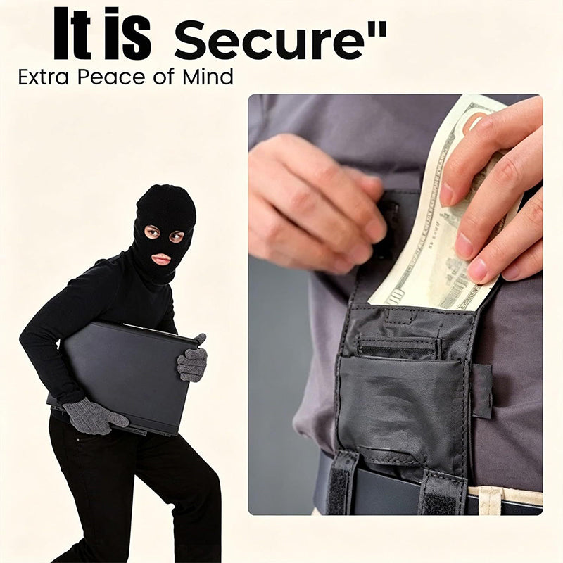 Invisible Anti-Theft Waist Wallet – Slim & Secure Storage