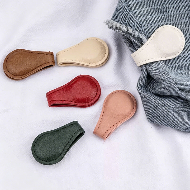 Leather Magnetic Clothing Hem Clips for Pants & Sleeves