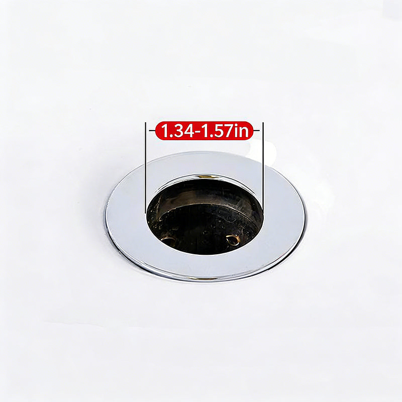 Universal Ceramic Donut Pop-Up Drain Stopper, Anti-Clog & Odor-Free