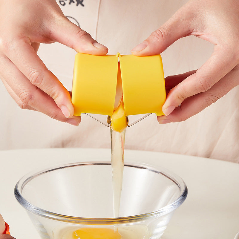 Creative Egg-Shaped Kitchen Egg Cracker Tool