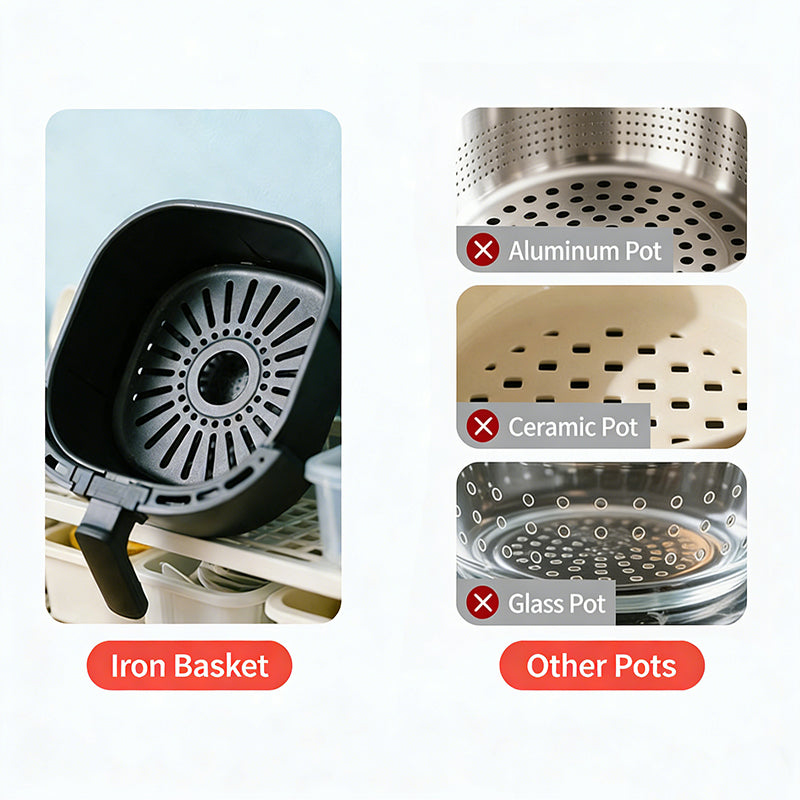Air Fryer Heat-Resistant Silicone Magnetic Fastener