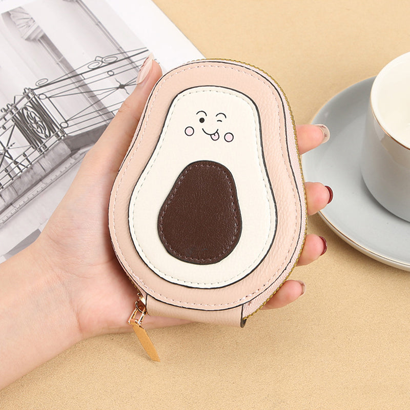 Avocado-Shaped RFID Card Holder – Portable & Spacious