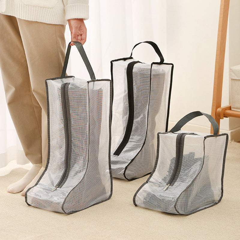 Clear PVC Shoe Organizer for Boots and Multiple Shoe Types