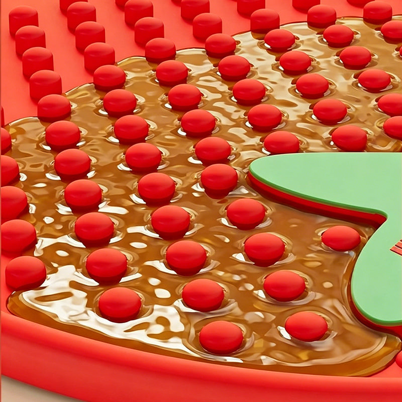 13° Sloped Tomato-Style Silicone Dish Drying Mat–Large Capacity & Leak-Proof Design