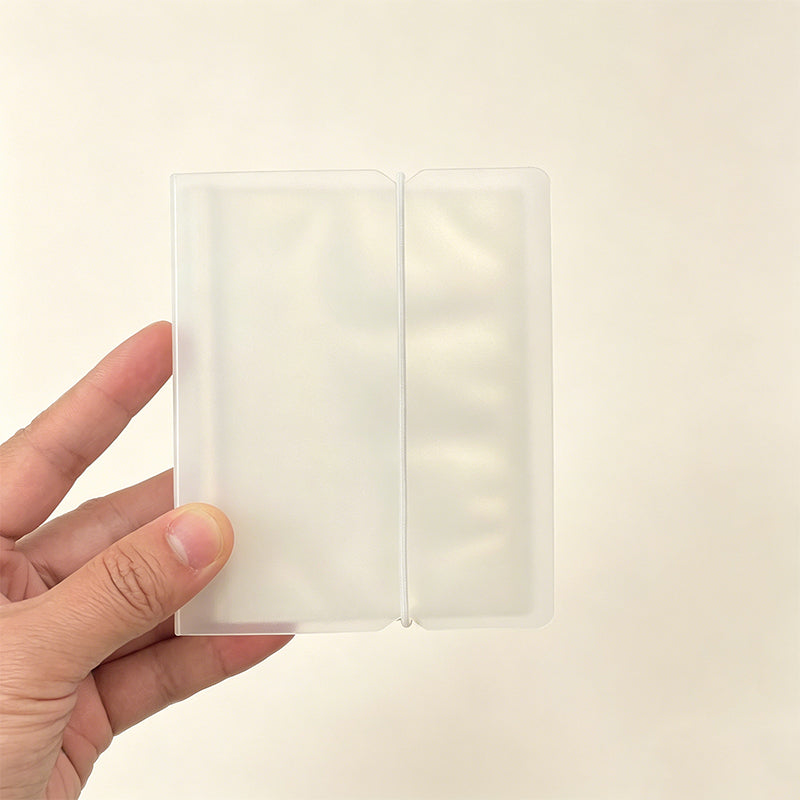 Frosted Transparent Eyelash Tape Storage Book