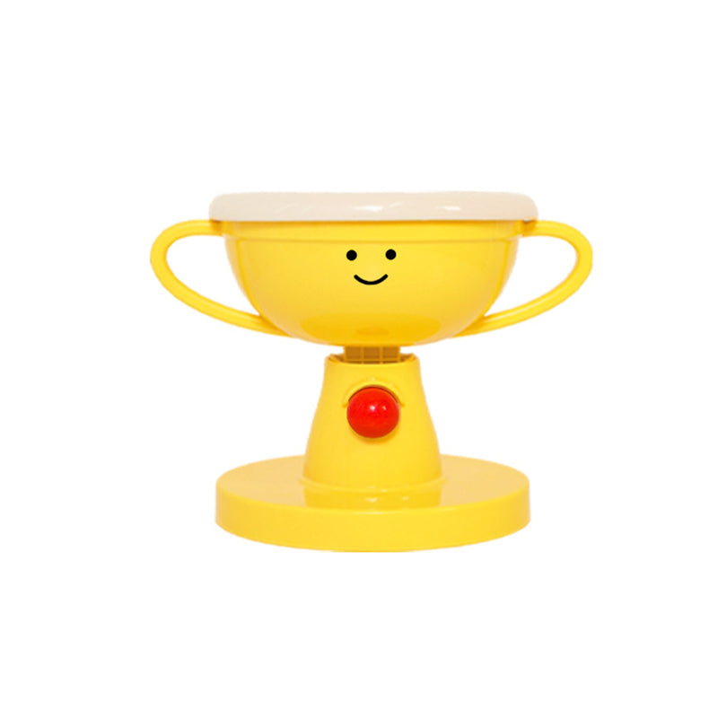 Trophy-Shaped Adjustable Pet Bowl with Neck Support