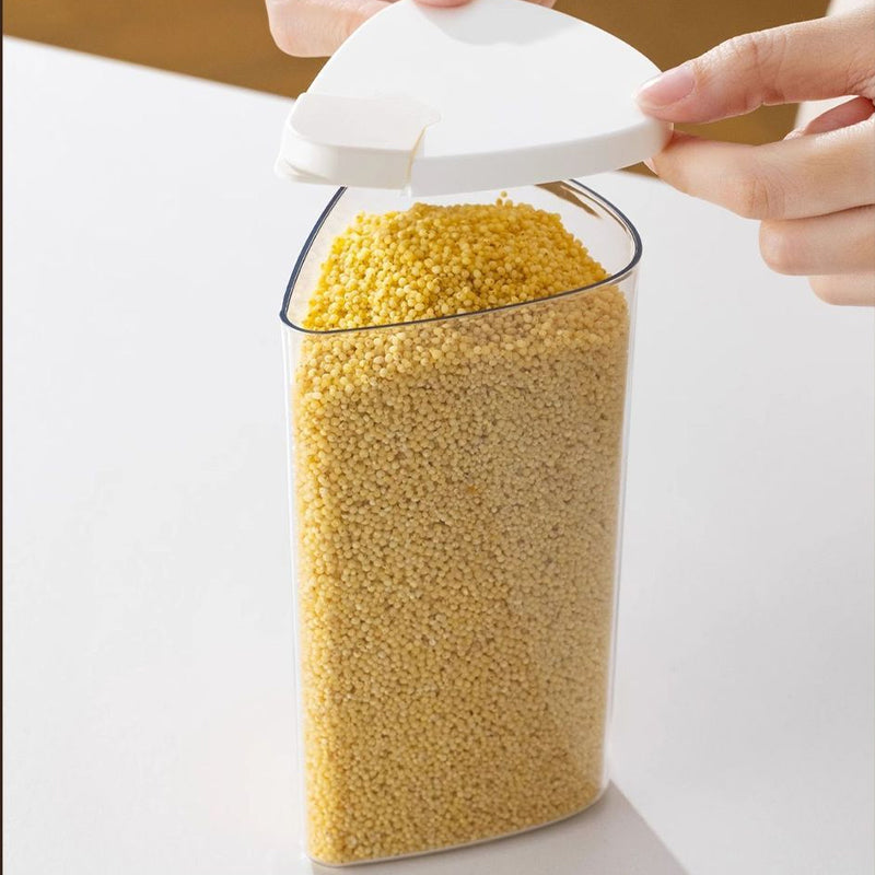 360° Rotating 6-Compartment Airtight Grain Storage Rack