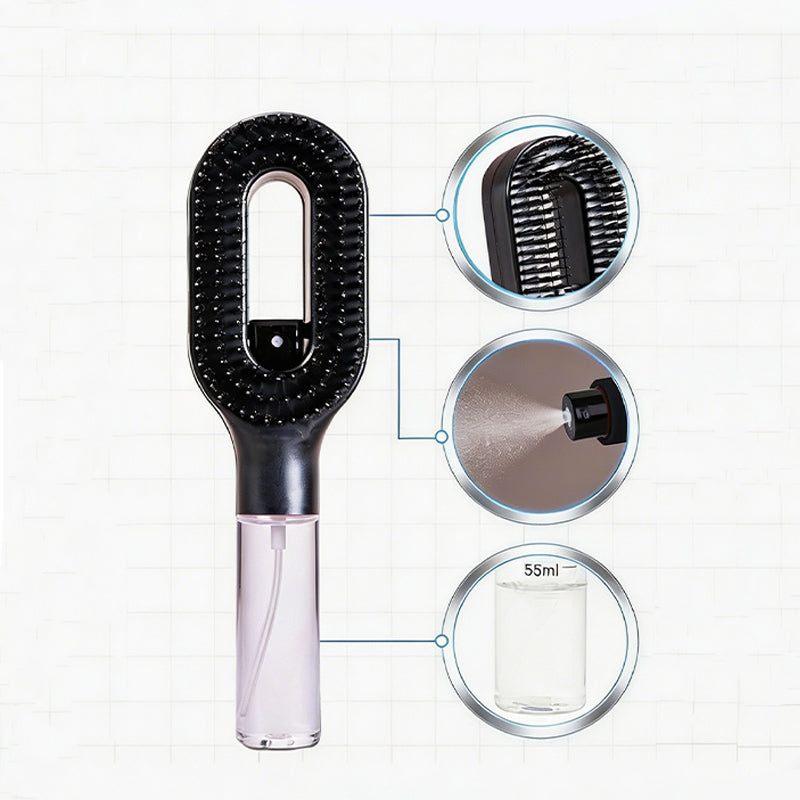 2-in-1 Mist Spray Hair Brush