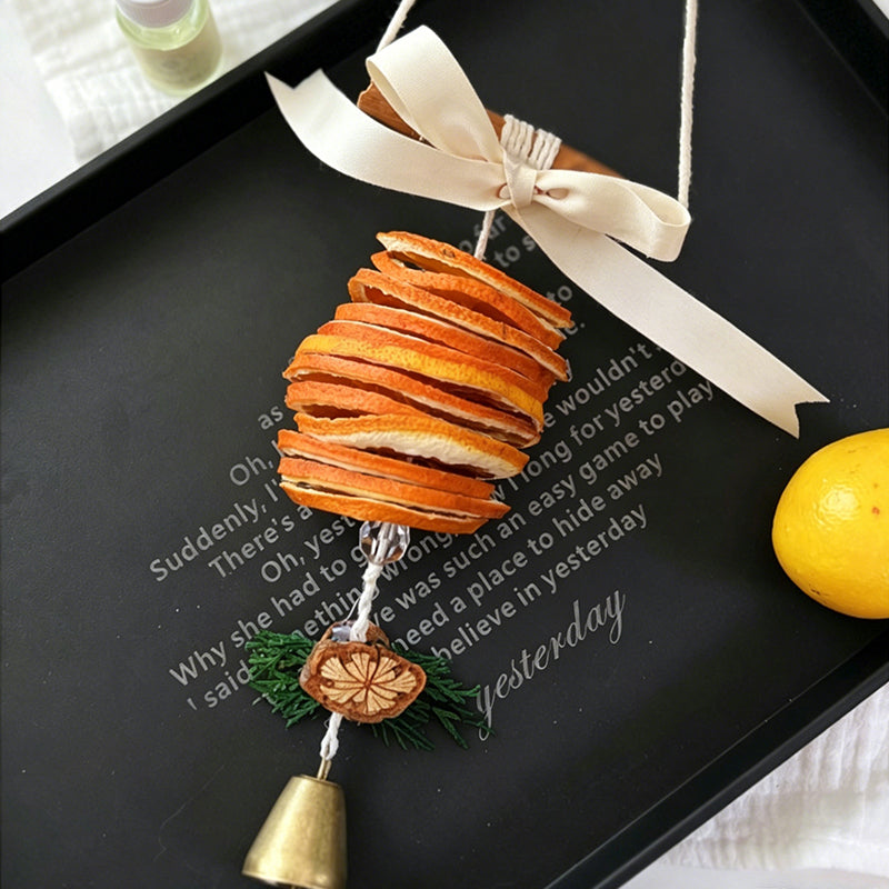 Natural Orange Car Hanging Ornament with Essential Oil