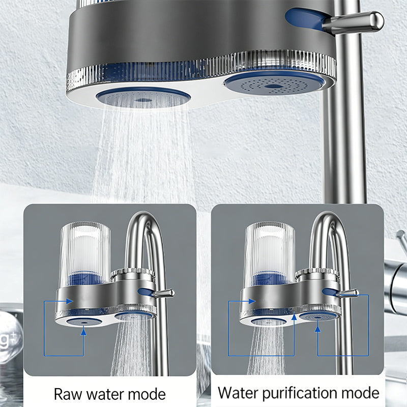 7-Stage Faucet Water Filter – Dual Mode, Visible & Washable, Instant Use