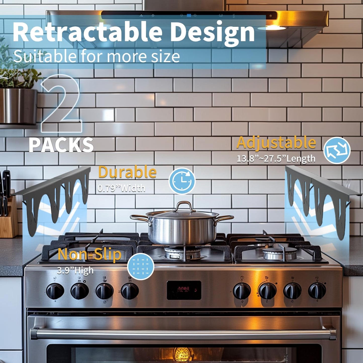 Stainless Steel Stove Gap Cover