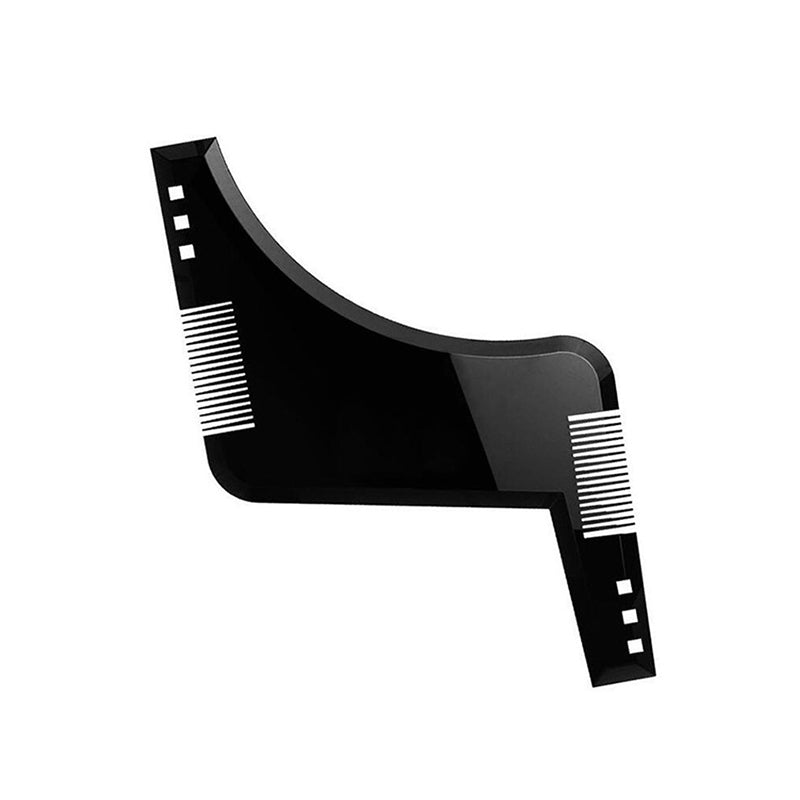 Professional Beard Shaping Template Comb with Dual-Sided Teeth