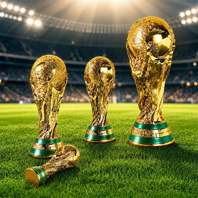 Golden Championship Trophy Replica Resin Display Statue
