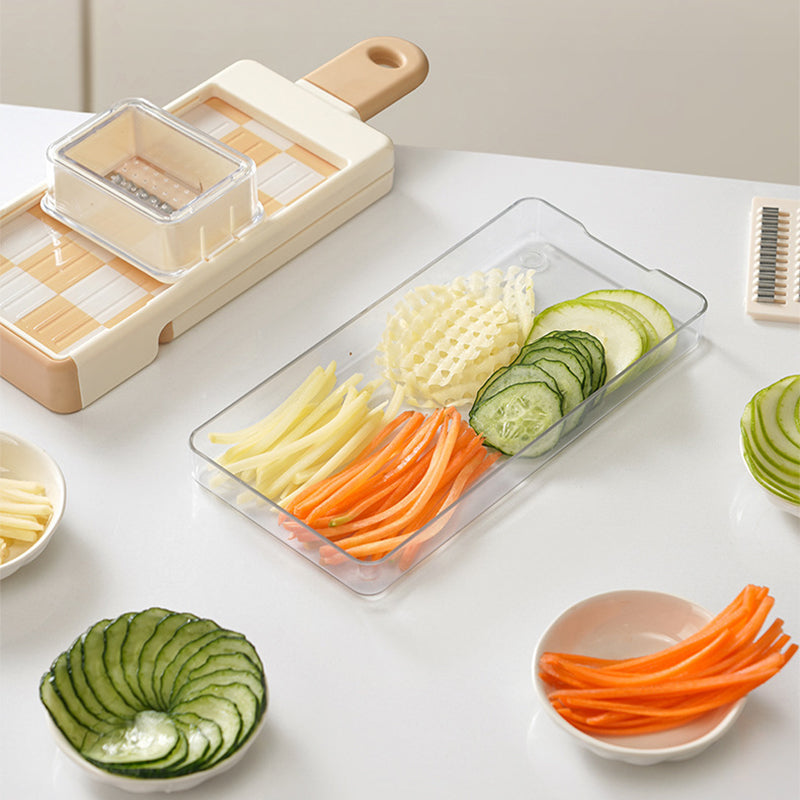 4-in-1 Foldable Vegetable Slicer with Hidden Blade Storage
