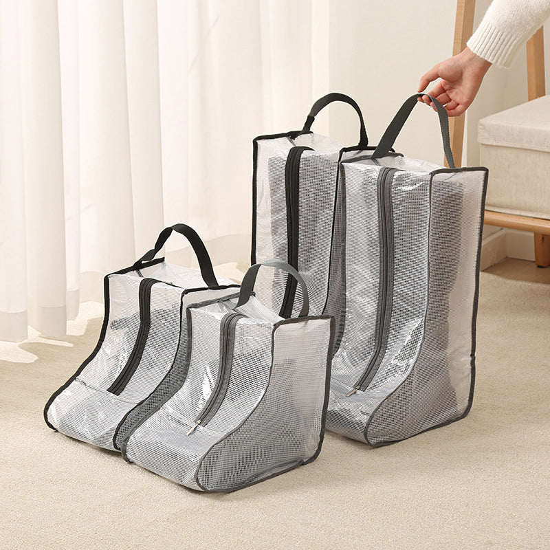 Clear PVC Shoe Organizer for Boots and Multiple Shoe Types