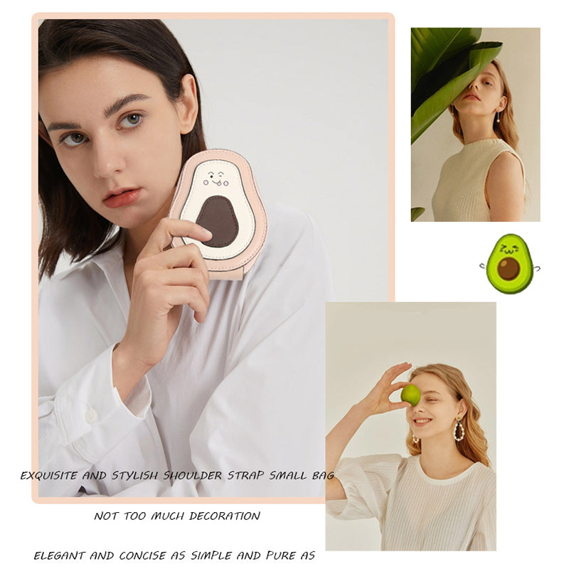 Avocado-Shaped RFID Card Holder – Portable & Spacious