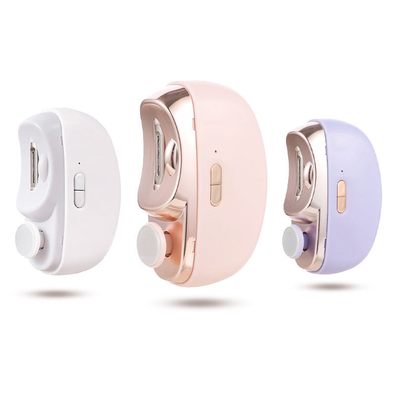 Quiet Electric Nail Clipper for Kids & Adults with Safety Lock