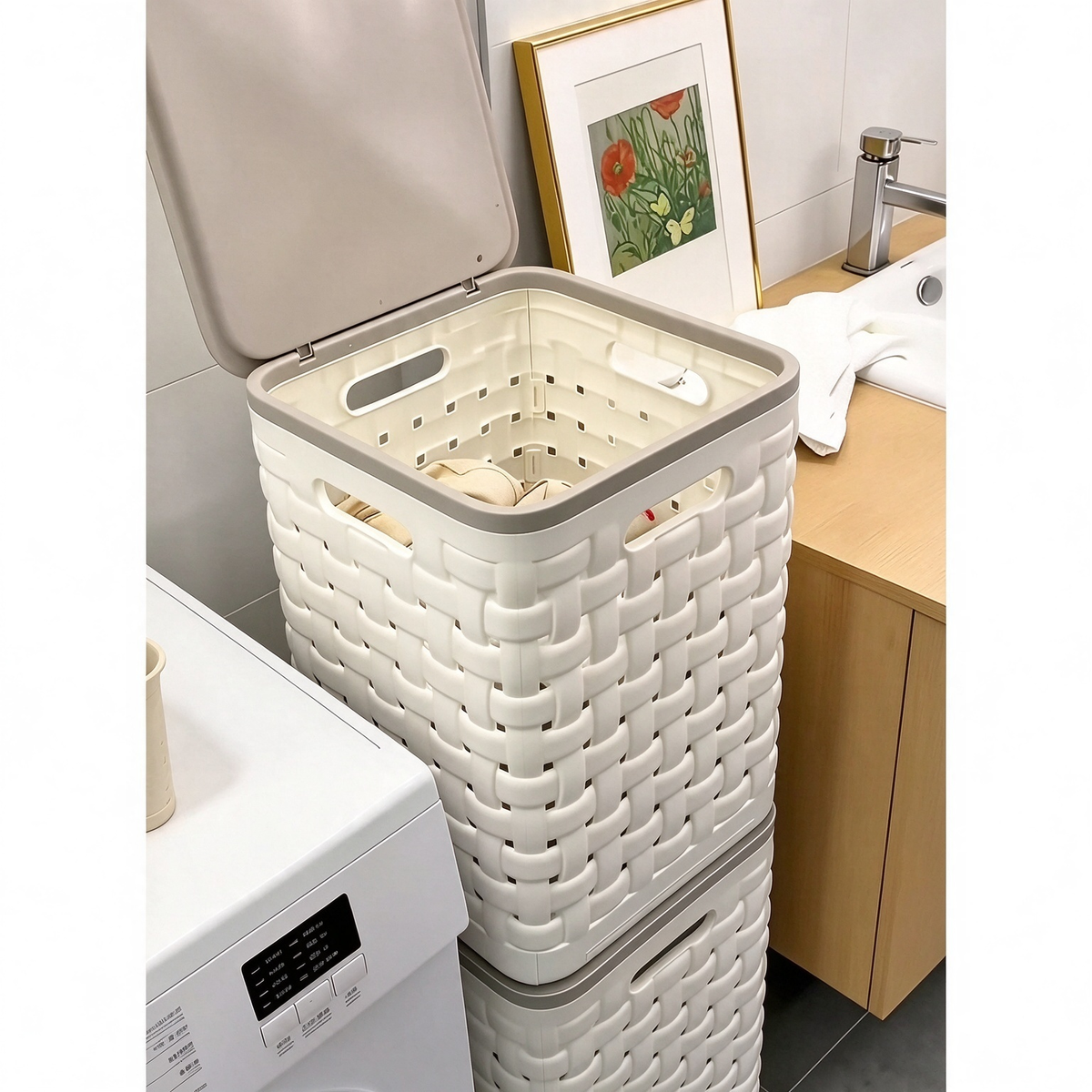 Laundry Hamper Less Clutter  Better Laundry