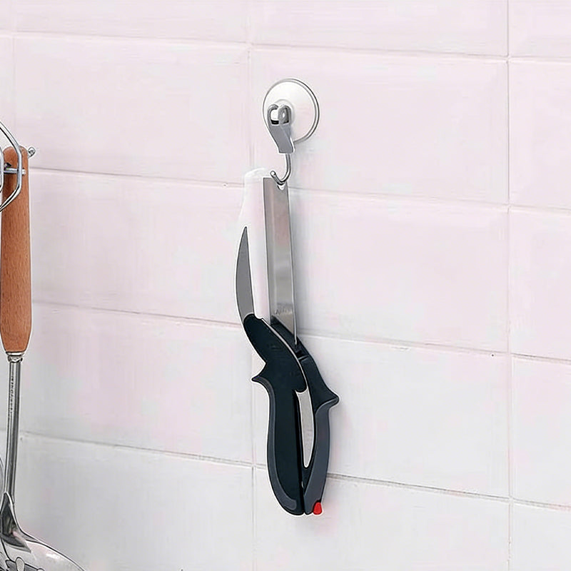 Detachable Vegetable Cutting Scissors – No Cutting Board Needed