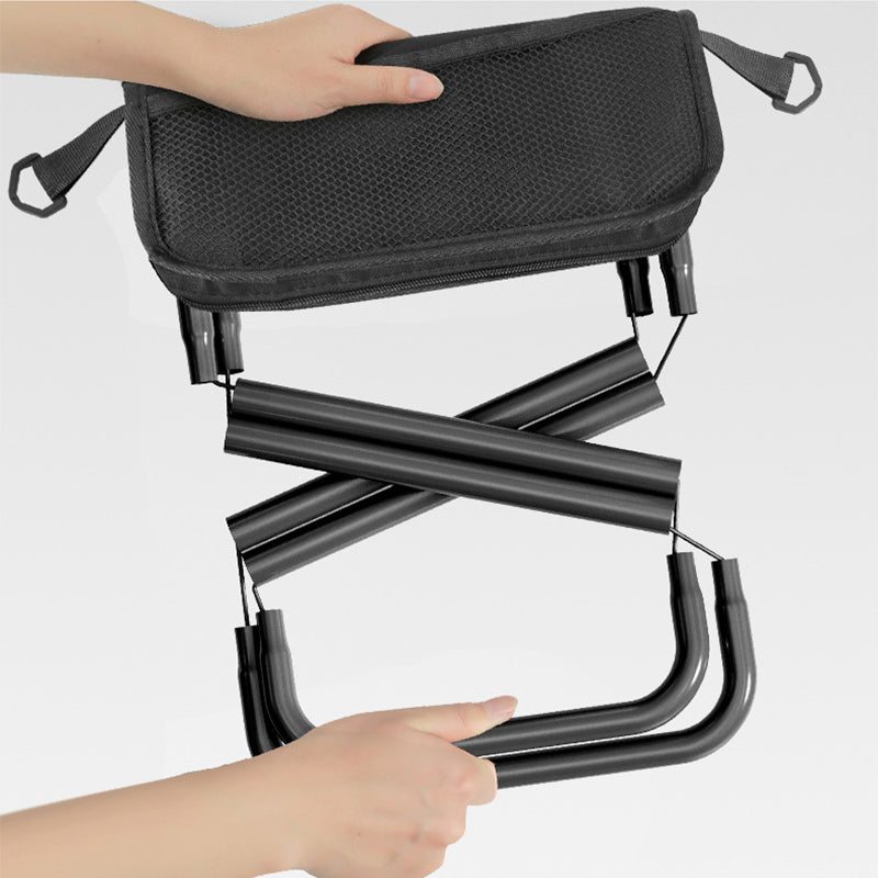 Portable Folding Stool with Backpack Design