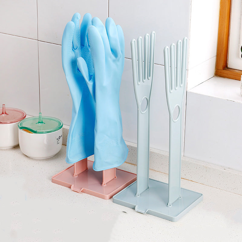 Multifunctional Detachable Glove Draining Rack with Suction Cup